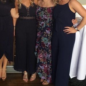 Floral off the shoulder dress